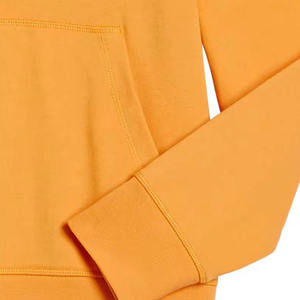 เสื้อฮู้ดดี้สีส้มเรียบๆ สกรีนโลโก้ได้ ผ้าคอตตอนฟลีซหนานุ่ม ทรงโอเวอร์ไซส์ ใส่ได้ทั้งผู้ชายและผู้หญิง สไตล์ลำลอง - Product Image 4
