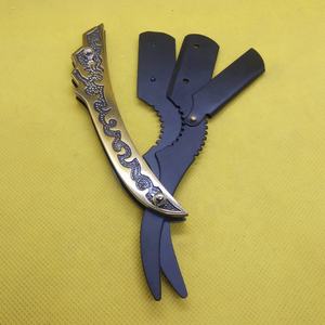 Maquinilla de afeitar profesional de borde recto de acero inoxidable para cara, cuerpo, Bikini, axilas, afeitado para barberos y entusiastas del afeitado - Product Image 3