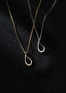 Collar de Plata de Ley 925 con Colgante de Zirconia en Forma de Gota de Agua, para Mujer, Regalo de Compromiso, Aniversario o Boda - Product Image 5