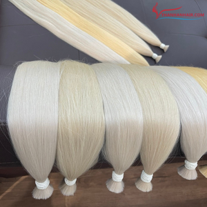 Prix usine 100% Extensions de cheveux crus vietnamiens noir droit en vrac Super lisse sans enchevêtrement grand stock - Product Image 4