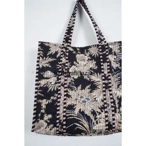 Sac fourre-tout en coton rayé vintage de luxe haut de gamme pour femme, grande capacité avec longues poignées, idéal pour les voyages d'été, la plage, les fêtes, le rangement et les expositions - Product Image 3