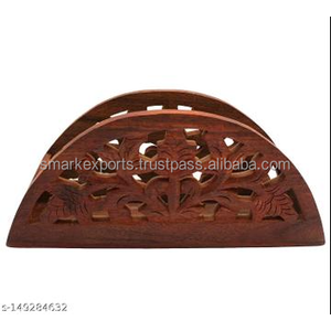 Porte-mouchoirs moderne fabriqué à la main avec finition à motifs géométriques adapté à la décoration intérieure intelligente ou à la table de bureau - Product Image 2