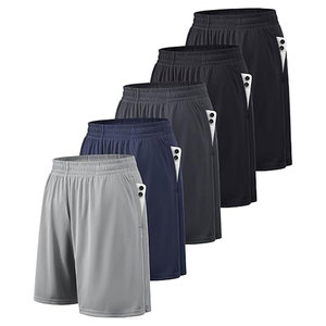 Shorts de sport pour hommes de qualité supérieure en gros, avec poches et taille élastique, séchage rapide, vêtements de sport - Product Image 6