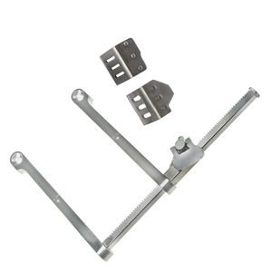 Retractor manual de costillas de grado quirúrgico con 2 cuchillas de acero inoxidable alemán, instrumentos quirúrgicos reutilizables - Product Image 6