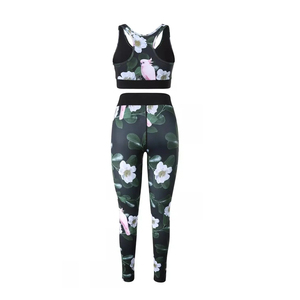 Conjunto de Yoga para Mujer, Diseño Personalizado, Corto, Sólido, Informal, Transpirable, Gran Venta - Product Image 3