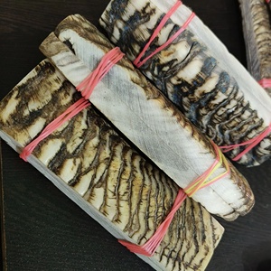 Écailles de corne de bélier 100 % naturelles de qualité supérieure, matériau pour poignées en corne de bélier, plaques d'écailles de corne de mouton et de bélier, matériau de corne de bélier naturel poli - Product Image 5