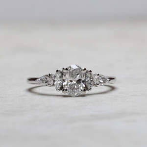 IGI/GIA Lab Grown Cut Diamond <b>Vintage</b> 14k Yellow Wedding/Engagement <b>Ring</b> Unisex Fine White <b>Gold</b> for Anniversary Party-Worthy - Product Image 1