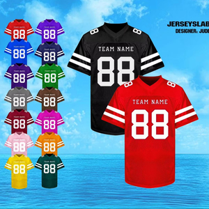 Custom 2025 Sublimation American Football Wear Uniforms Fully Customization Embroidery American Football Jerseys - Product Image 1