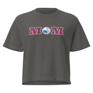 Camiseta Holgada de Algodón Grueso Premium para Mujer JJ MOM, Cuello Redondo, Manga Corta, Estilo Casual, Venta al Por Mayor - Product Image 1