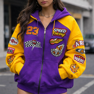 Sweat à capuche unisexe pour sportifs, brodé, séchage rapide, écologique, mode hiver, logo en relief, broderie 3D, uni, décontracté - Product Image 2