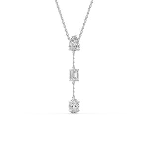 LUXESHINE 1.50 CARAT Lab Grown Diamond E Color Oval Brilliant Cut 14K <b>Solid</b> <b>Gold</b> IGI Certified Engagement <b>Pendant</b> Lightweight - Product Image 5