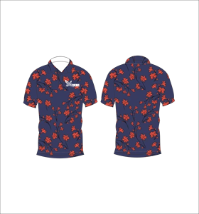 เสื้อโปโลพิมพ์ลายดอกไม้แบบกำหนดเอง แขนสั้น สวมใส่สบาย เหมาะสำหรับกอล์ฟ เทนนิส ชุดทีมฤดูร้อน - Product Image 4