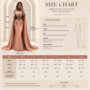 Luxury <b>Blush</b> Pink Embellished Satin Evening Gown with Cape Sleeves Crystal Beaded Designer Mermaid Dress for Women Formal - Product Image 4