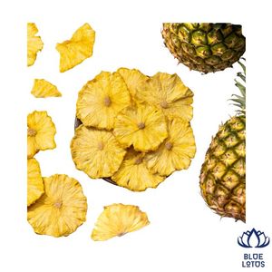 BEST SELLER Anneaux d'ananas séchés sucrés de haute qualité, durables, en vrac, enrobés de sirop, collation de fruits moelleux pour mélange de thé - Product Image 1