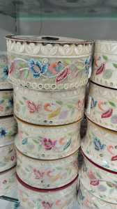 ลูกไม้ปักลายดอกไม้ Schiffli สำหรับตกแต่งขอบผ้า ขายส่ง วัสดุผ้าฝ้ายตาข่ายสำหรับเย็บเสื้อผ้า งานฝีมือ และอุปกรณ์เสริม - Product Image 2