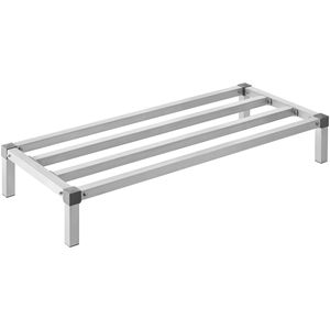 Estante de Almacenamiento Comercial de Aluminio Soldado, 48 x 20, para Alimentos, 8 Niveles, Capacidad de 1000 Libras, Tipo Cantilever - Product Image 4
