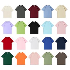 Wholesale High Quality Cotton <b>Blank</b> T Shirt for Men Heavy <b>Weight</b> 200gsm 5.89oz Combed Cotton Unisex and Men's T Shirts - Product Image 2