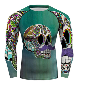 Rash Guard <b>Men</b> Sublimation Printed Spandex Rash Guard Gym Surfing Diving <b>Compression</b> <b>Shirts</b> Rash Guard - Product Image 4