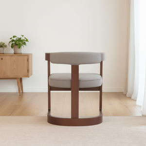 Silla de Comedor Moderna y Contemporánea de Lujo Phillips con Estructura de Madera Maciza y Tapicería Súper Cómoda para el Hogar, Hotel u Oficina - Product Image 4