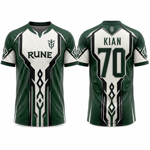 Jersey de Entrenamiento para Gaming, Resistente a la Decoloración, Vibrante, Exclusivo, Original, Elegante, Contemporáneo, Decoración con Identidad de Marca para Esports - Product Image 3