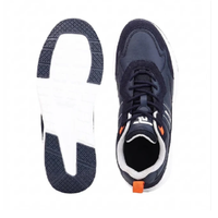 Baskets de sport bleues et blanches pour hommes – Chaussures athlétiques légères et amorties pour l'entraînement – Design dynamique pour la course à pied