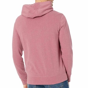 Sweat-shirts à capuche unisexe en coton vierges avec fermeture éclair, personnalisables pour hommes, style streetwear, avec logo personnalisé, coupe oversize - Product Image 3