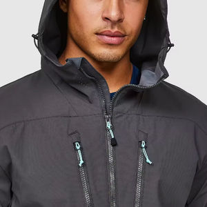 Accept Full Customization Zip-up Softshell Windbreaker <b>Jackets</b> with Hood <b>Waterproof</b> Running Wear Windbreaker <b>Jacket</b> for Men's - Product Image 3