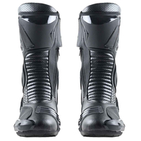 Chaussures de moto de sécurité avec protection de la cheville, personnalisables, en cuir durable, pour motards, été et hiver, imperméables, export