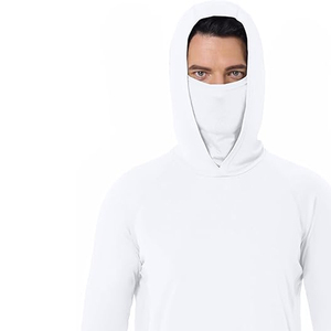 Hoodie de pêche personnalisé pour homme, manches longues, UPF 50, séchage rapide, polyester, haute qualité - Product Image 4