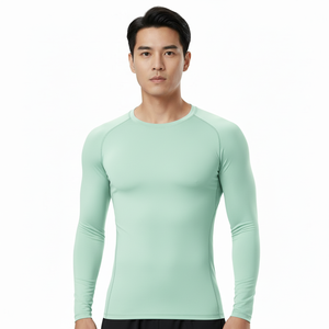 Vente en gros de rashguards personnalisés imprimés par sublimation pour hommes, t-shirt de surf à manches longues pour hommes, rashguard BJJ - Product Image 3