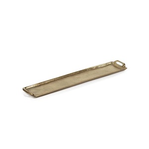 Vente chaude De Luxe Bordure Conception En Métal De Haute Qualité Plateau De Service Hôtel Restaurant Décoration De La Maison Plateau De Service - Product Image 4