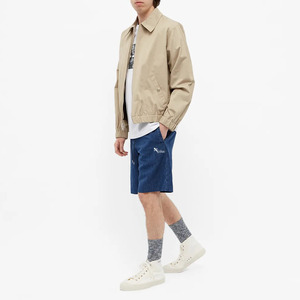 Shorts Bermuda Homme Couleur Unie Polyester/Coton Taille Mi-Haute Cordon de Serrage Style Urbain Séchage Rapide Respirant Tissu Tricoté Poches - Product Image 4