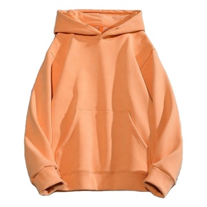 Homme เสื้อกันหนาวมีฮู้ดสำหรับผู้ชาย,เสื้อสเวตเตอร์แบบสวมศีรษะหนาไม่ผูกเชือกสีพื้นหนาปี460Gsm ผลิตตามสั่ง - Product Image 1