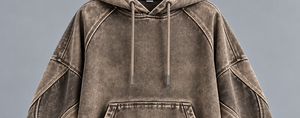 Sweat-shirt à capuche oversize imprimé marron pour homme, avec cordon de serrage sur les manches et poche, style décontracté - Product Image 3