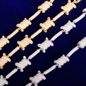 Cadena Cubana de Lujo con Moissanita VVS1 Estilo Hip Hop de 18MM, Chapada en Oro y Oro Rosa, para Él, Regalo de Boda - Product Image 2