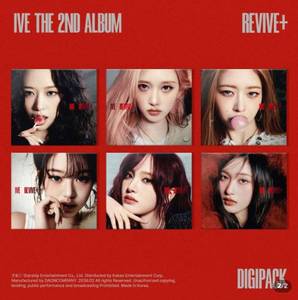 IVE THE 2ND ALBUM REVIVE+ (DIGIPACK ver) SET Porte-clés aléatoire Merchandise Groupe d'Idols Coréens Album Officiel CD de Collection Musique Pop - Product Image 1