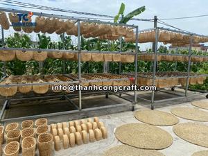 Wholesale Natural WATER HYACINTH BUNNY <b>HANGING</b> <b>SHELF</b> Eco Friendly BUNNY EAR WALL <b>SHELF</b> Natural ANIMAL <b>SHELF</b> for Kids Room Decor - Product Image 5