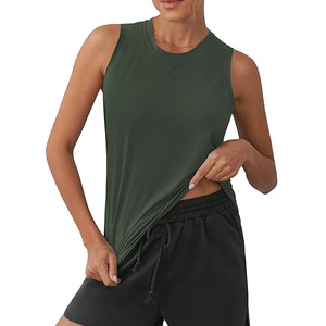 Débardeur pour femme en tissu tricoté respirant au design unique, taille personnalisée, durable, vente en gros de vêtements 2027 - Product Image 1