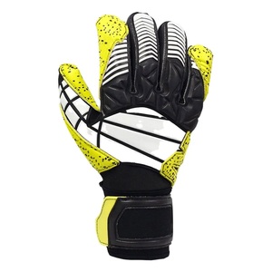 Gants de gardien de but de football personnalisés, doigts entiers, en PU et latex, antidérapants, avec sangle de poignet réglable, respirants, unisexes - Product Image 1