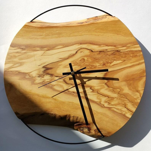 Wholesale Wooden Wall <b>Clocks</b> - 20-Piece Modern Design for <b>Offices</b> & Hotels (MOQ 50) - Product Image 1
