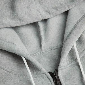 Chándal Moderno con Capucha y Cremallera, con Tela de Forro Polar Ecológica y Resistente al Viento, para Entrenamiento y Uso Casual - Product Image 4