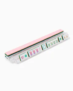 <span class=keywords><strong>Juego</strong></span> <span class=keywords><strong>de</strong></span> Mahjong Americano Portátil Premium, Diseño <span class=keywords><strong>de</strong></span> Fichas Acrílicas en Color Rosa Brillante, para el Hogar, Ocio y Entretenimiento - Product Image 5