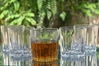 Gobelet en verre transparent 300 ml, design moderne, réutilisable, à paroi simple, compatible lave-vaisselle, pour boissons chaudes/froides, lot économique, idéal pour les fêtes
