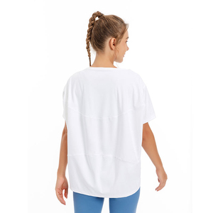 Camiseta Deportiva Holgada de Manga Corta para Mujer, Ideal para Yoga, Fitness y Deportes al Aire Libre - Product Image 3
