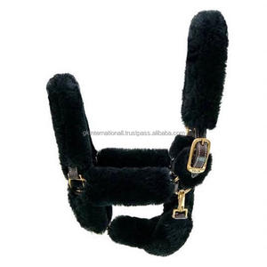Caballo de nailon de doble capa de alta resistencia, cuello halter extraíble, relleno polar suave, con acabado alto, hardware de latón dorado - Product Image 3