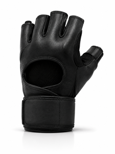 Gants de fitness unisexes en cuir avec logo personnalisé, demi-doigts, antidérapants, respirants, pour musculation et entraînement en salle de sport, fermeture rapide - Product Image 2