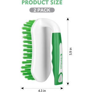 Brosses de nettoyage robustes à poils rigides pour la douche, la salle de bain, les tapis, la cuisine et le nettoyage des baignoires - Product Image 4