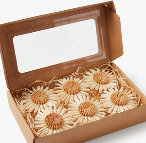 Anillo de servilleta floral para decoración de mesa, eventos, comidas diarias y regalos, añade un aspecto natural a las decoraciones de mesa modernas. - Product Image 6