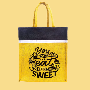Bolsa de Compras de Yute y Algodón con Correa para el Hombro, Personalizada con Etiqueta, Venta al Por Mayor, Pedidos de Gran Volumen, Uso Regular - Product Image 1