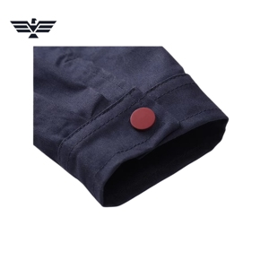 Pantalon de travail haute visibilité respirant pour homme, en polyester, avec bandes réfléchissantes, uniforme de sécurité, design bicolore rouge et bleu marine - Product Image 4
